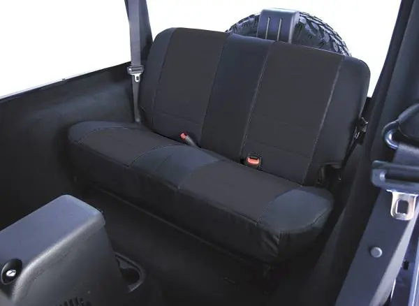 Time-Limited Rugged Ridge Custom Fit Poly-Cotton Seat Cover - Rear - 13281-01