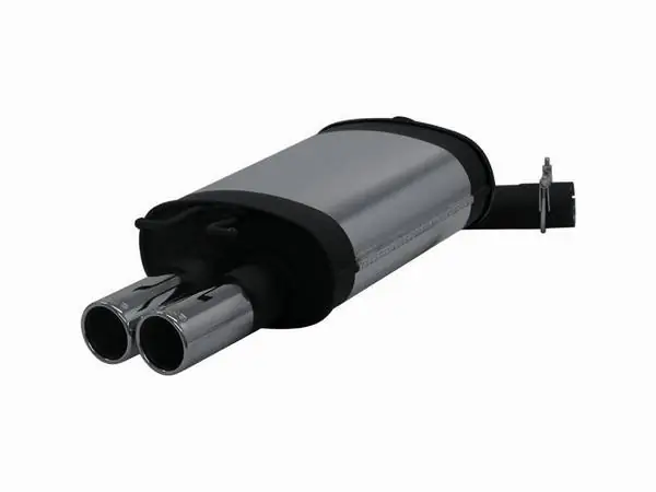 BMW X3 Remus Rear Silencer with Dual Exhaust Tips - Round - 088004 0504 Latest