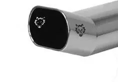 Volkswagen Golf Remus Duplix Rear Silencer with Left with Right Sides with Exhaust Tip - Square - Rallye Design - 955592 1511 Free Returns