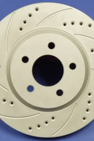 Pontiac Montana SP Performance Cross Drilled and Slotted Vented Front Rotors - F55-074 Big Sale