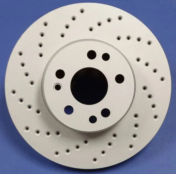 Toyota MR2 SP Performance Cross Drilled Vented Front Rotors - C52-7924 Authentic