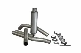 Ford F250 Bully Dog Single Cat Back Exhaust Kit with Tip - Aluminized Steel - 81444 Reduced Price