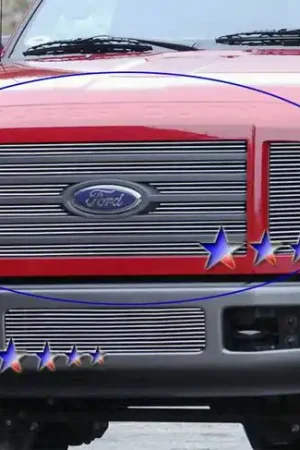 Ford F350 APS Billet Grille - Upper - Aluminum - F66028A Warranty Included