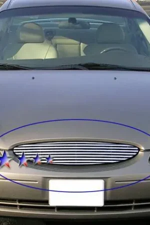 Ford Taurus APS CNC Grille - Upper - Aluminum - F95494R Handmade