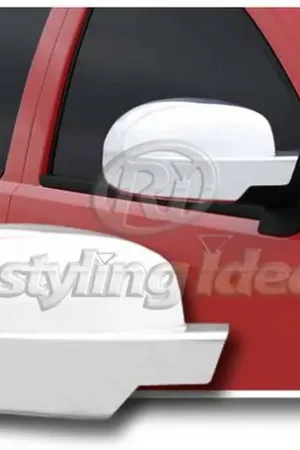 GMC Yukon Restyling Ideas Mirror Cover - Full - Chrome ABS - 67314F Buy Direct