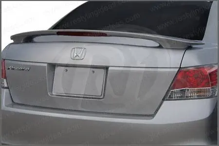 Honda Accord 4DR Restyling Ideas Factory Style Spoiler with LED - 01-HOAC08F42PL Direct From Factory