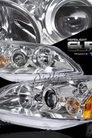 High Quality Honda Civic Option Racing Projector Headlights - Chrome Projector - 80-5921-05