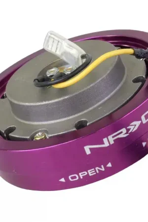 NRG Innovations Steering Wheel Hub Thin Quick Release; Purple Special Offer