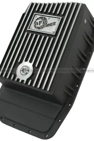 aFe Power Transmission Pan Black Machined 09-14 Ford 6R80 F-150 Trucks — PMD Premier Motoring Development While Supplies Last