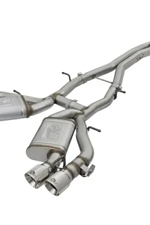 Best Choice aFe MACHForce XP 3in 304 Stainless Steel Cat-Back Exhaust 16-17 Chevy— PMD Premier Motoring Development