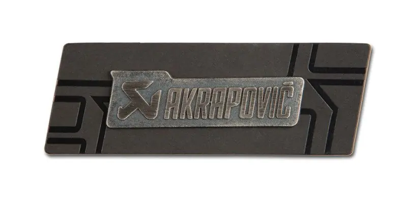 Editor’s Pick Akrapovic Silver sign badge — PMD Premier Motoring Development