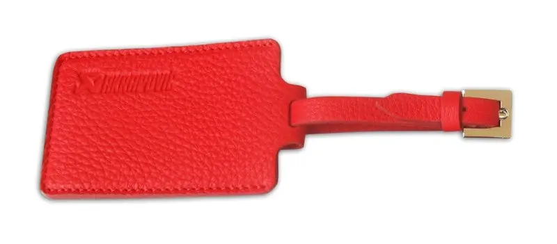 Akrapovic Travel Luggage Tag - red — PMD Premier Motoring Development New Arrival