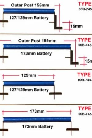 Limited Edition Cusco 173mm D-Type Battery Tie Down - Aluminum Blue — PMD Premier Motoring Development