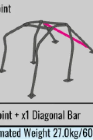 Cusco SFTY21 2-Passenger 7-Point BLK DASH-ESCAPE Roll Cage Subaru STi— PMD Premier Motoring Development Buy Direct