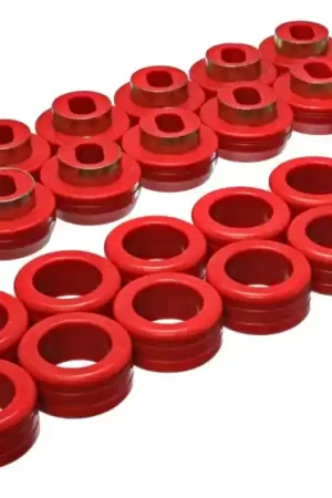 Viral Energy Suspension GM Body Mount Set - Red — PMD Premier Motoring Development