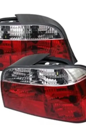 Spyder BMW E38 7-Series 95-01 Crystal Tail Lights Red Clear ALT-YD-BE3 — PMD Premier Motoring Development Next Day Delivery