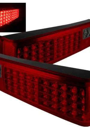 xTune Ford Mustang 87-93 LED Tail Lights Red Smoke ALT-ON-FM87-LED-RS — PMD Premier Motoring Development Instant Buy