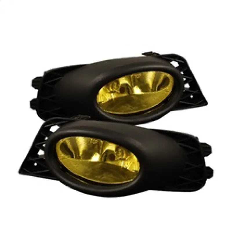 Hassle-Free Returns Spyder Honda Civic 09-11 4Dr OEM Fog Lights W/Switch- Yellow FL-CL-HC0 — PMD Premier Motoring Development