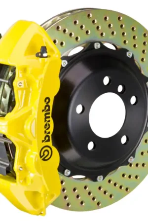 Worldwide Shipping Brembo 17+ A4 /18+ A5 Front GT BBK 6 Piston Cast 380x32 2pc Rotor Dril — PMD Premier Motoring Development