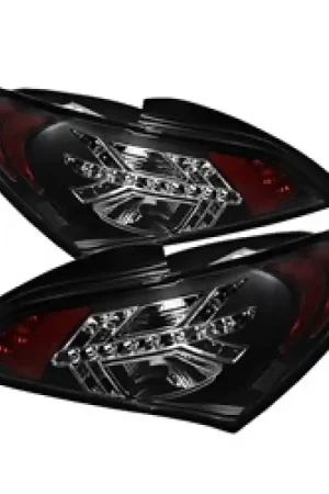 Fan Favorite Spyder Hyundai Genesis 10-12 2Dr LED Tail Lights Black ALT-YD-HYGEN09- — PMD Premier Motoring Development