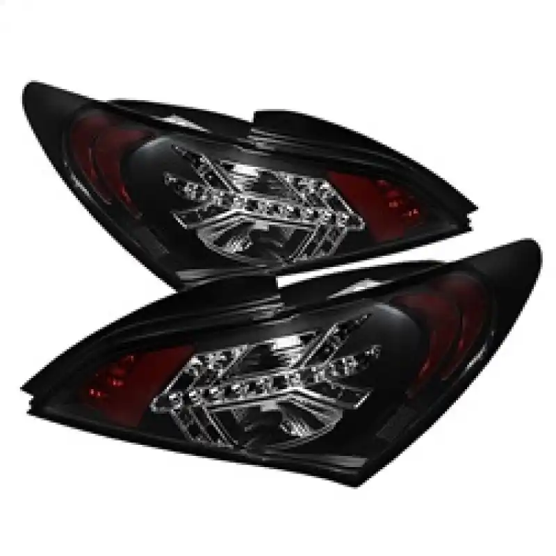Fan Favorite Spyder Hyundai Genesis 10-12 2Dr LED Tail Lights Black ALT-YD-HYGEN09- — PMD Premier Motoring Development
