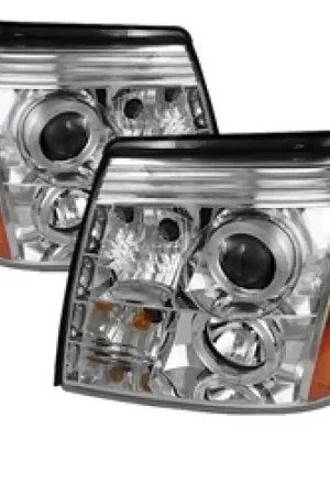 Secure Checkout Spyder Cadillac Escalade 02-06 Projector Halogen Model- LED Halo DRL C — PMD Premier Motoring Development