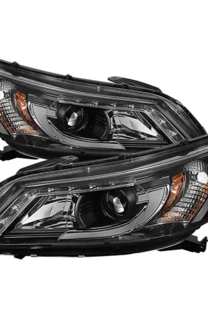 Free Shipping Spyder Honda Accord 2013-2015 4DR Projector Headlights Light Bar DRL B — PMD Premier Motoring Development