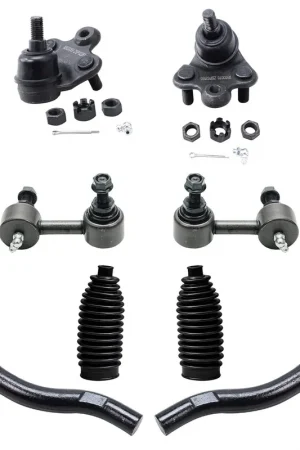 While Supplies Last 10pc Front Lower Ball Joints Tie Rods Sway Bar Links Suspension Kit