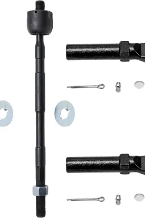 4pc Front Inner Outer Tie Rods Suspension Kit High Quality