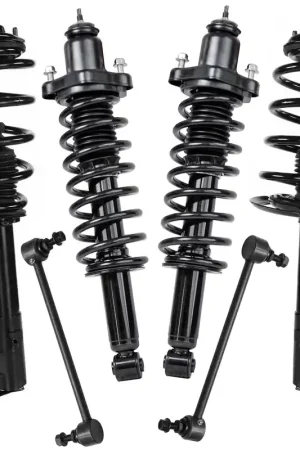 6pc Front & Rear Struts Sway Bar Links Suspension Kit Top Rated