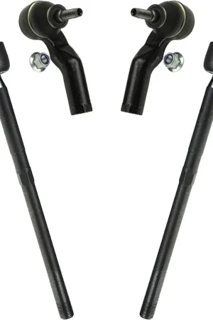 4pc Front Inner Outer Tie Rods Suspension Kit Secure Checkout