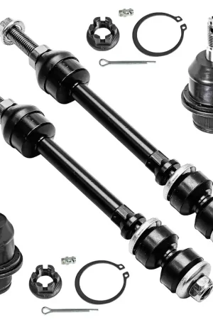 4pc Front Lower Ball Joints Sway Bar Links Suspension Kit Free Delivery