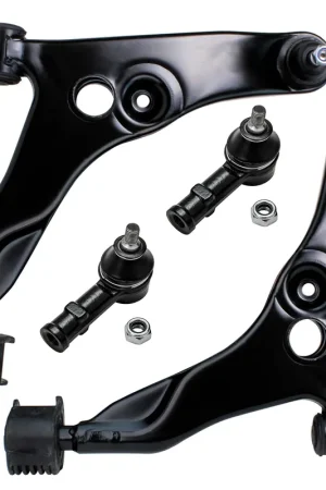 Worldwide Shipping 4pc Front Lower Control Arms Outer Tie Rods Suspension Kit