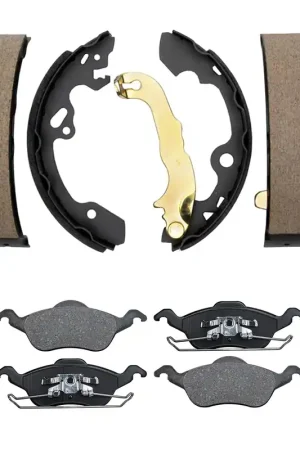 6pc Front Ceramic Brake Pads Rear Brake Shoes Kit Bulk Order
