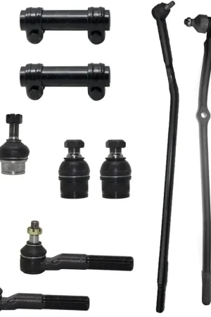 11pc Front Upper Lower Ball Joints Tie Rods Adjusting Sleeves Suspension Kit Cheap