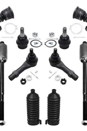 12pc Front Upper Lower Ball Joints Tie Rods Sway Bar Links Suspension Kit Top Rated