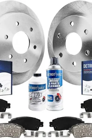 10pc Front & Rear Disc Rotors and Ceramic Brake Pads Kit Get Yours
