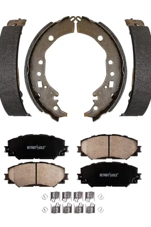 Wholesale 6pc Front Ceramic Brake Pads and Rear Shoes Kit