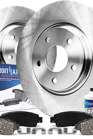 6pc Front Disc Rotors and Ceramic Brake Pads Kit Free Delivery