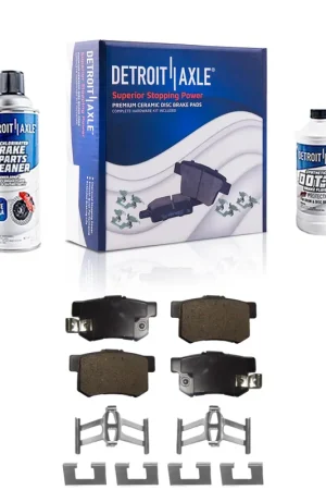 4pc Rear Ceramic Brake Pads Kit Money Back Guarantee