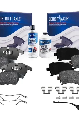 6pc Front & Rear Ceramic Brake Pads Kit New Release