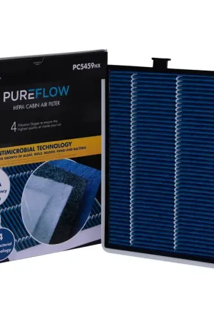 Budget PUREFLOW® 2001 Acura MDX Cabin Air Filter with HEPA and Antibacterial Technology, PC5459HX