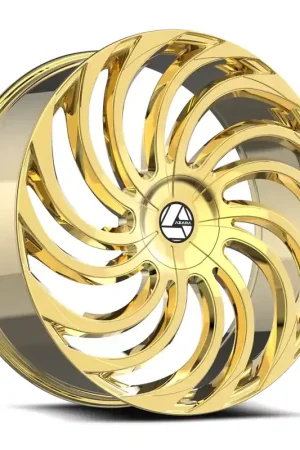 Azara AZA-534 Nano Gold Wheel; Rear Only; 24x9; 15mm Offset Hot Deal