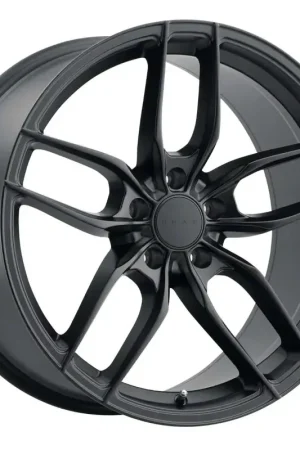 Affordable Drag Wheels DR80 Flat Black Wheel; 18x8; 20mm Offset