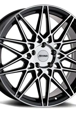 Petrol P3C Gloss Black Machined Wheel; 19x8; 40mm Offset Original