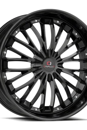 Cavallo CLV-42 Gloss Black Wheel; Rear Only; 24x9; 34mm Offset Secure Checkout