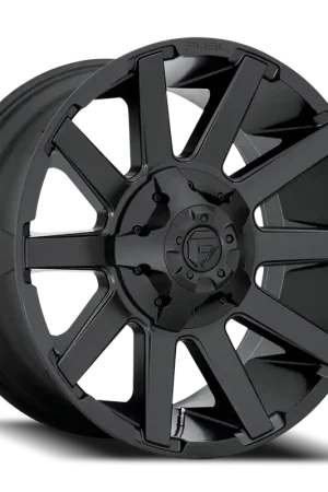 Fuel D437 Contra Wheel 20x9 6x135 & 6x139.7 Satin Black 2mm - FREE T-SHIRT INCLUDED! New Arrival