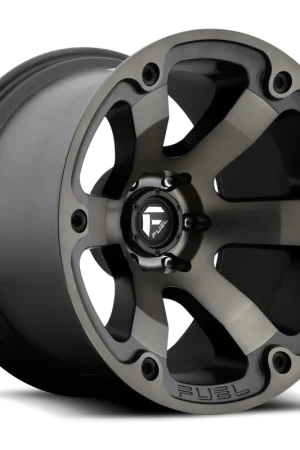 Free Shipping Fuel D564 Beast Wheel 18x9 6x135 Matte Black Machined With Double Dark Tint 1mm - FREE T-SHIRT INCLUDED!