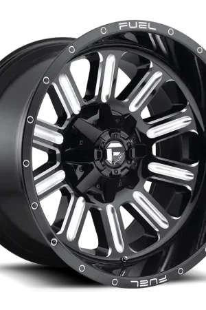 Fuel D620 Hardline Wheel 20x9 8x170 Gloss Black Milled 1mm - FREE T-SHIRT INCLUDED! Warranty Included