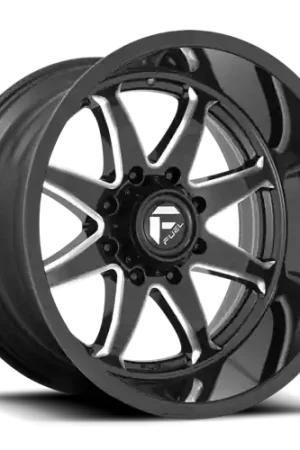 Fuel D749 Hammer Wheel 20x9 8x180 Gloss Black Milled 1mm - FREE T-SHIRT INCLUDED! Fan Favorite